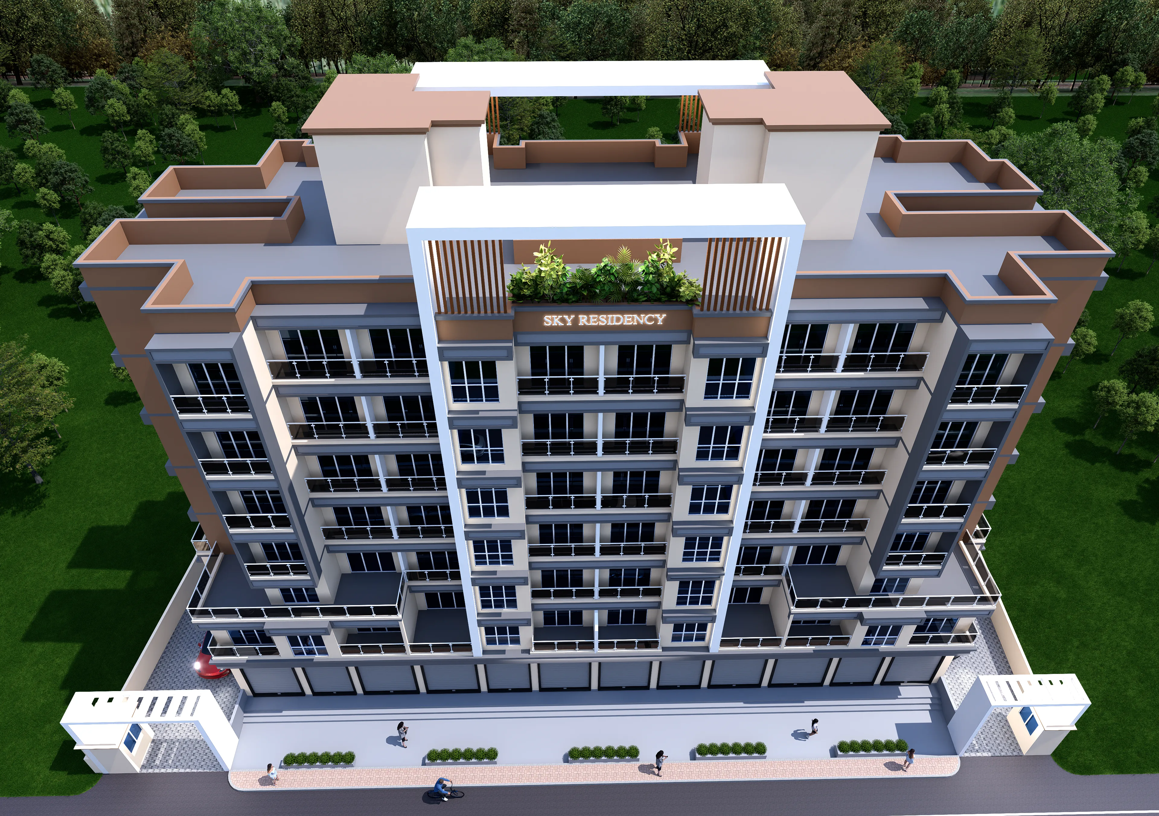 Commercial complex development